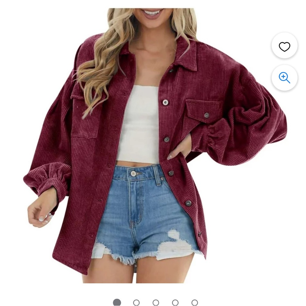 Kensie Jeans Corduroy Shacket